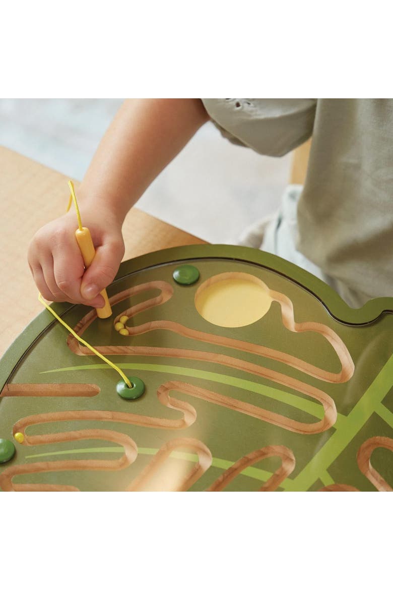 Nature's Paths Magnetic Leaf Mazes - Set of 3, Alternate, color, Green