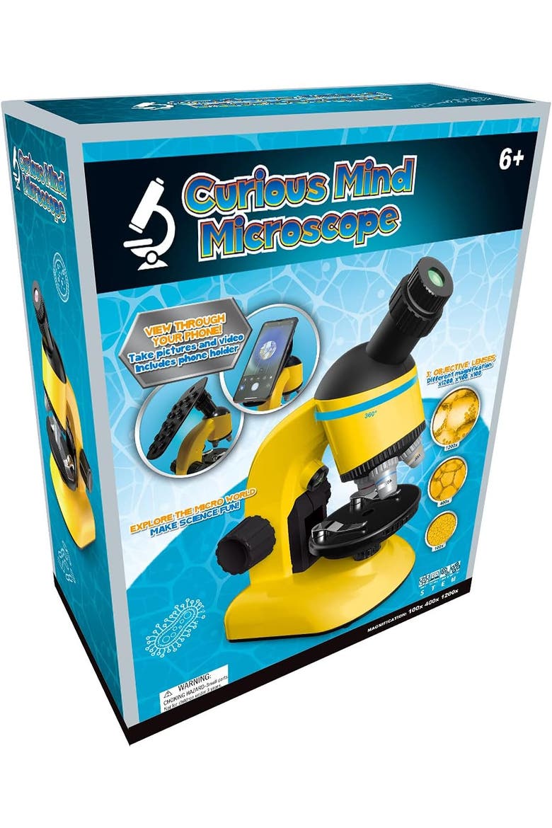 Children's Microscope Toy, Ages 6 And Up, Alternate, color, Multicolored