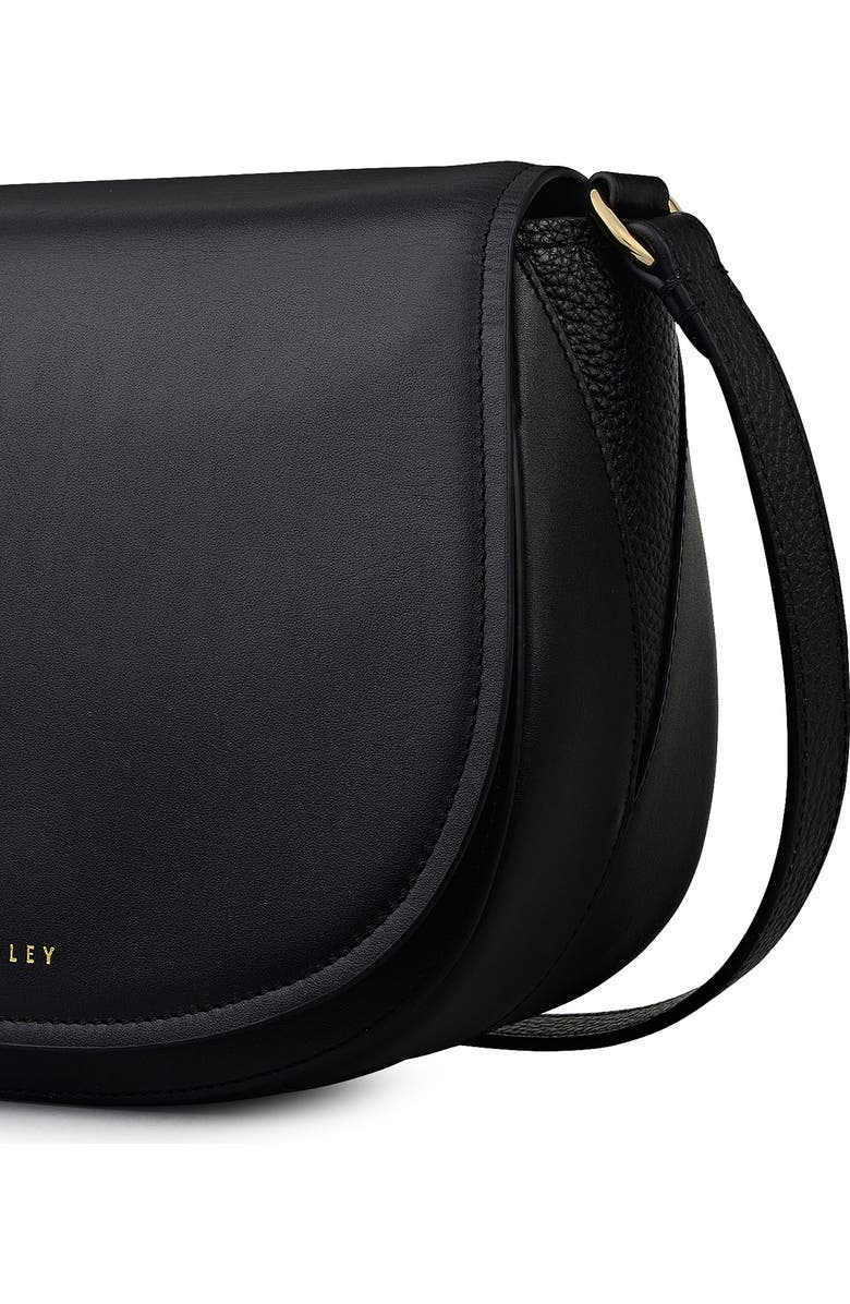 Radley Liverpool Gardens Medium Flapover Crossbody Bag, Alternate, color, Black