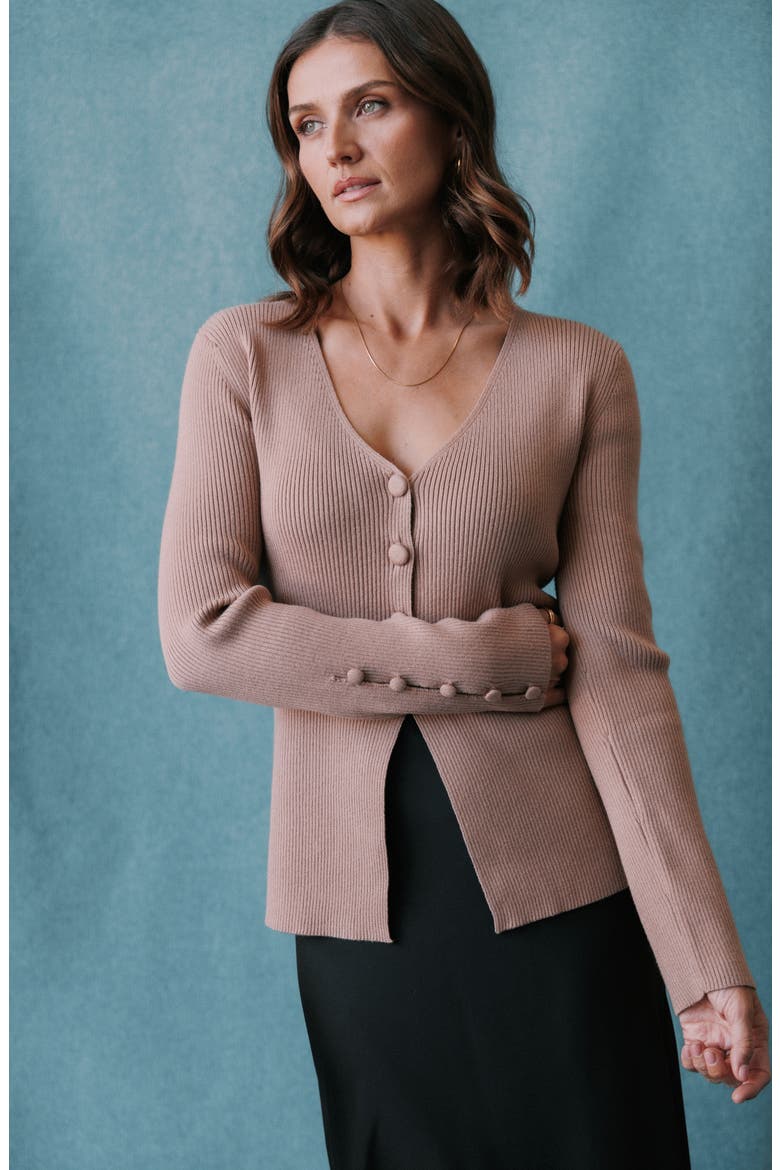 Leura Cardigan, Main, color, CARAMEL