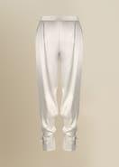 Contessa Mills Mane Shiny Triacetate Loose-Fitting Pants