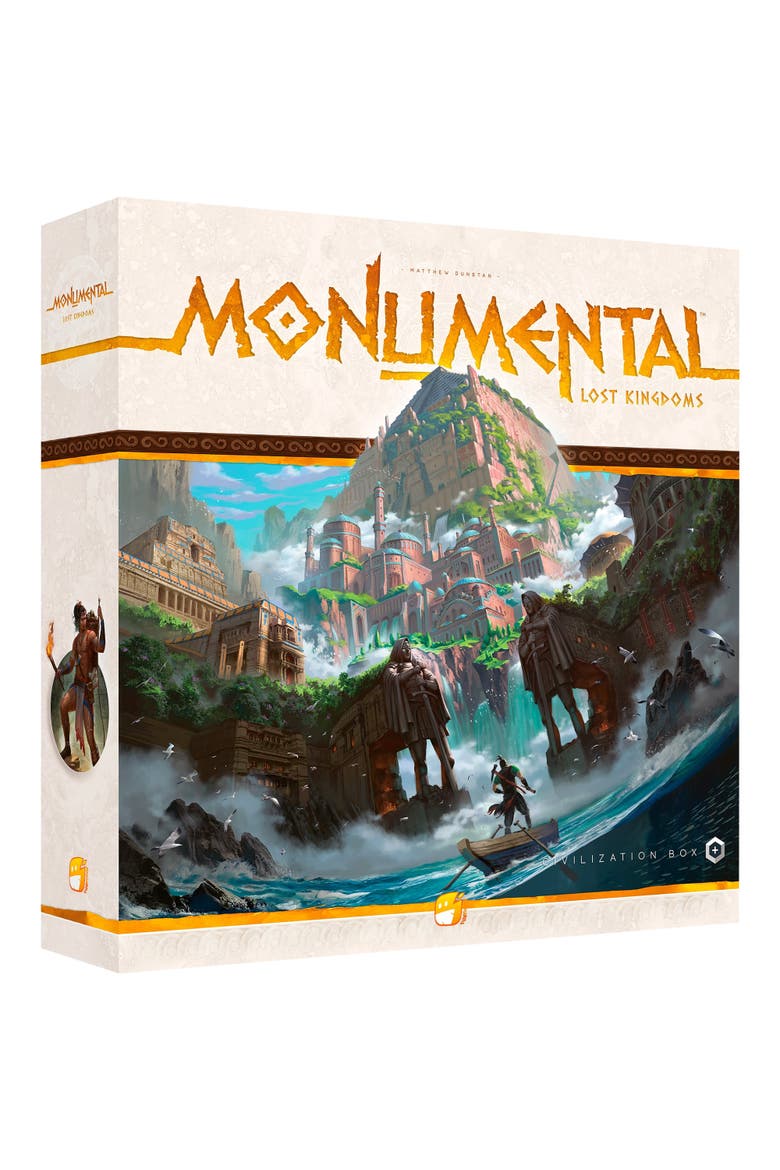 Monumental Lost Kingdoms Expansion Deckbuilding Board Game, Main, color, Multicolored
