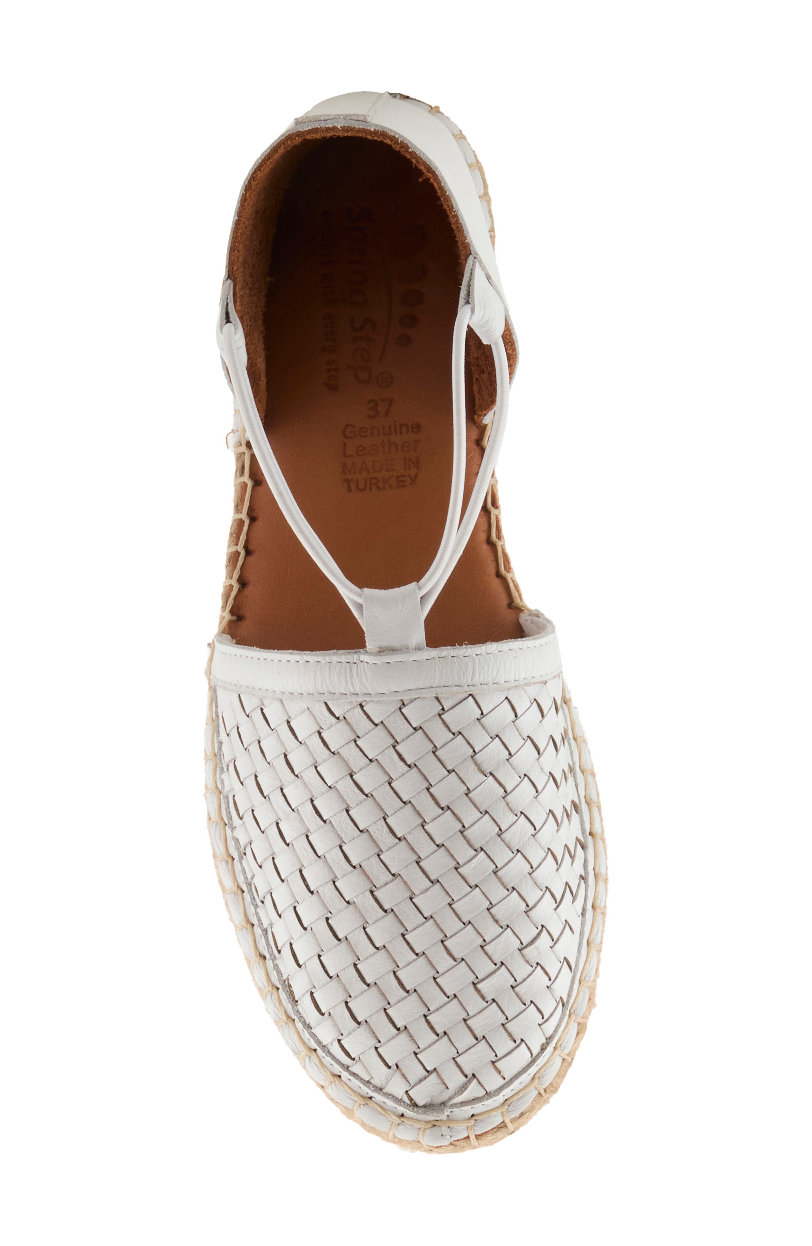 Spring Step Clovae Espadrille Flat, Alternate, color, White