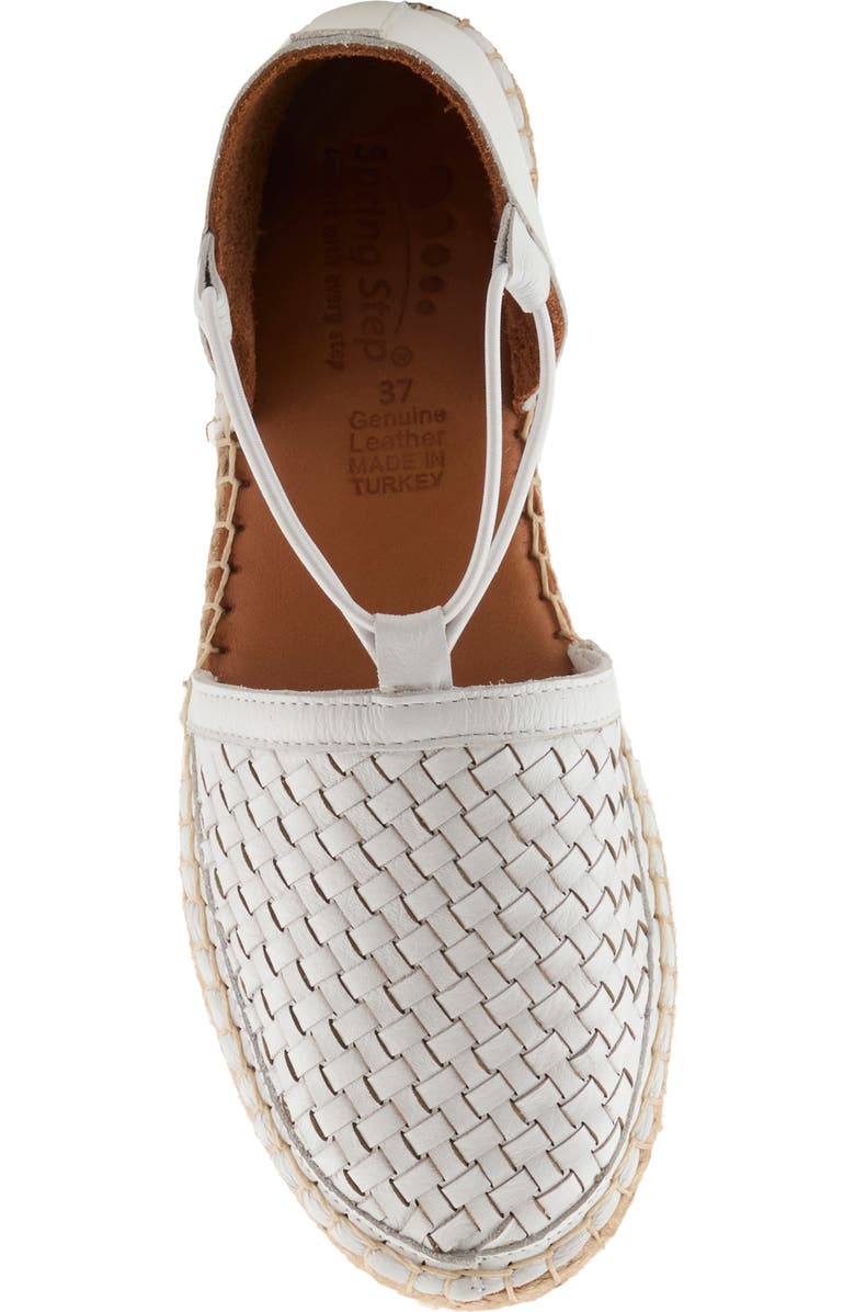 Spring Step Clovae Espadrille Flat, Alternate, color, White