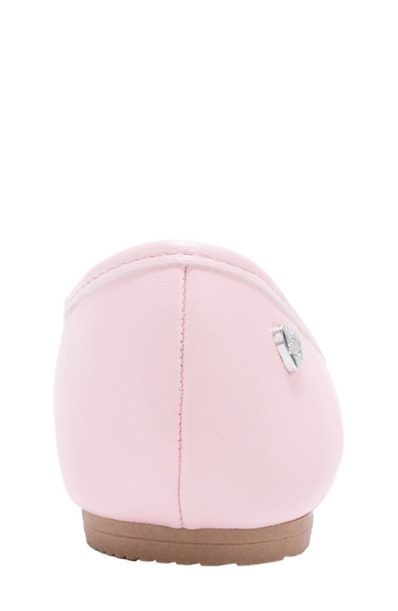 bebe Kids' Glitter Ballet Flat, Alternate, color, Light/ Pastel Pink