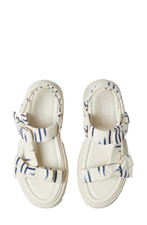 Stuart Weitzman Sofia Nolita Lug Sole Sandal In Natural/indigo