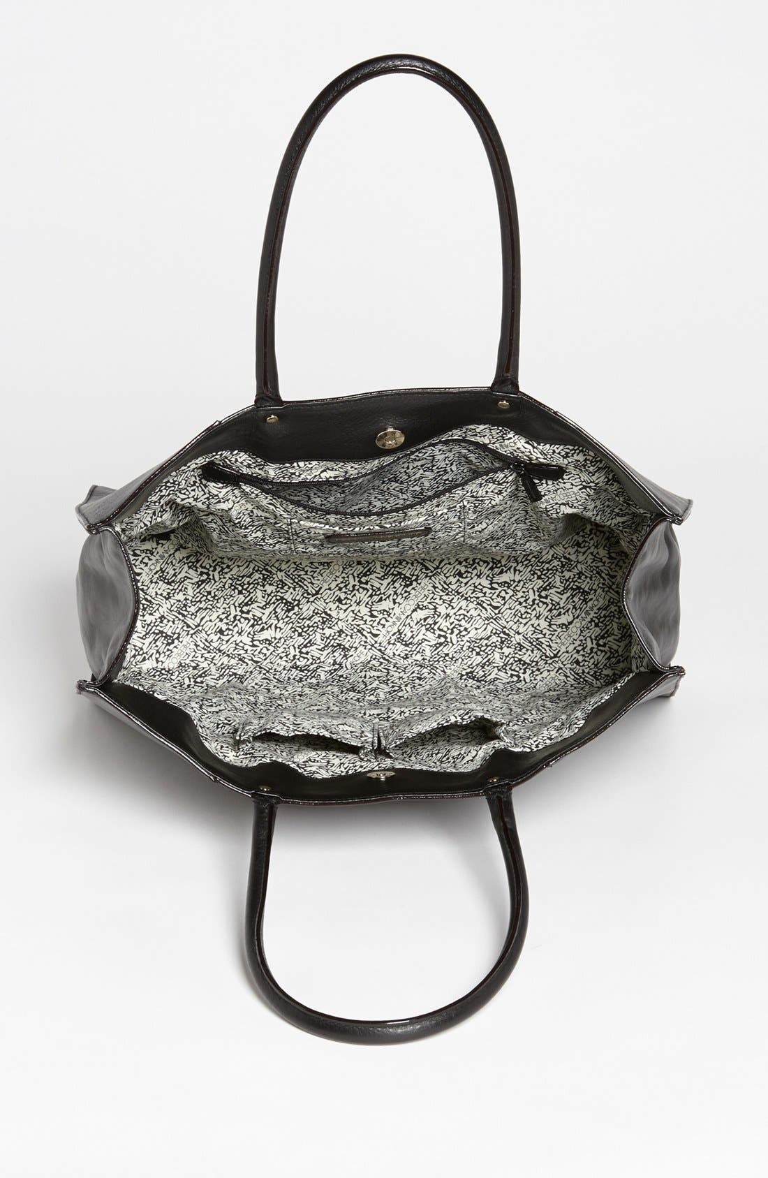 'Large MAB' Tote, Alternate, color, BLACK/ GOLD