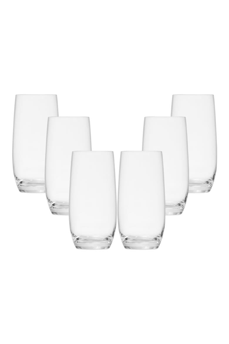 Banquet Set of 6 Cocktail Glasses, Main, color, CLEAR