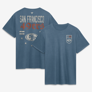 FANATICS Men's Fanatics  Blue San Francisco 49ers Washed Americana T-Shirt