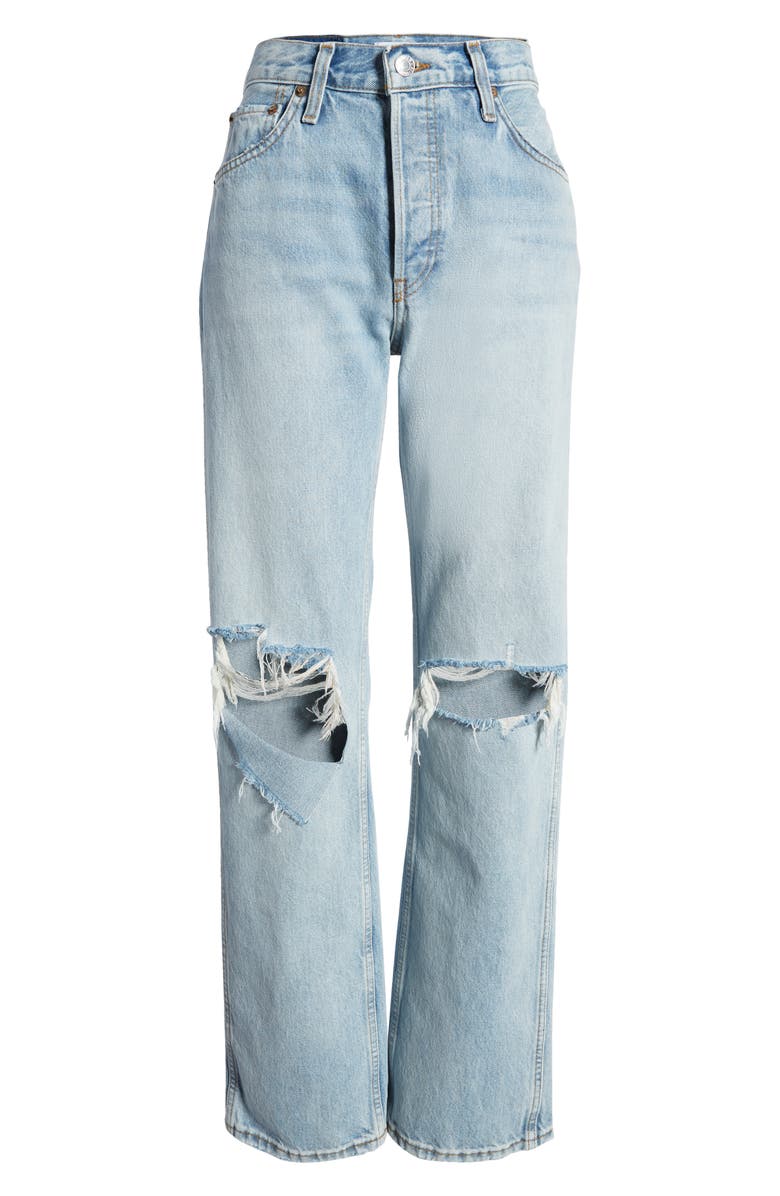 Re/Done '90s High Waist Loose Jeans, Alternate, color, 