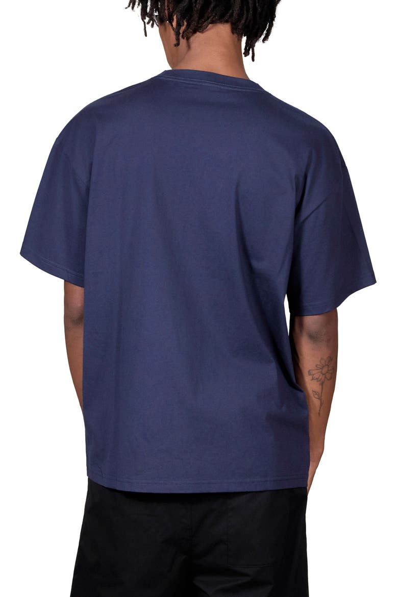 Buttons Graphic T-Shirt, Alternate, color, NAVY