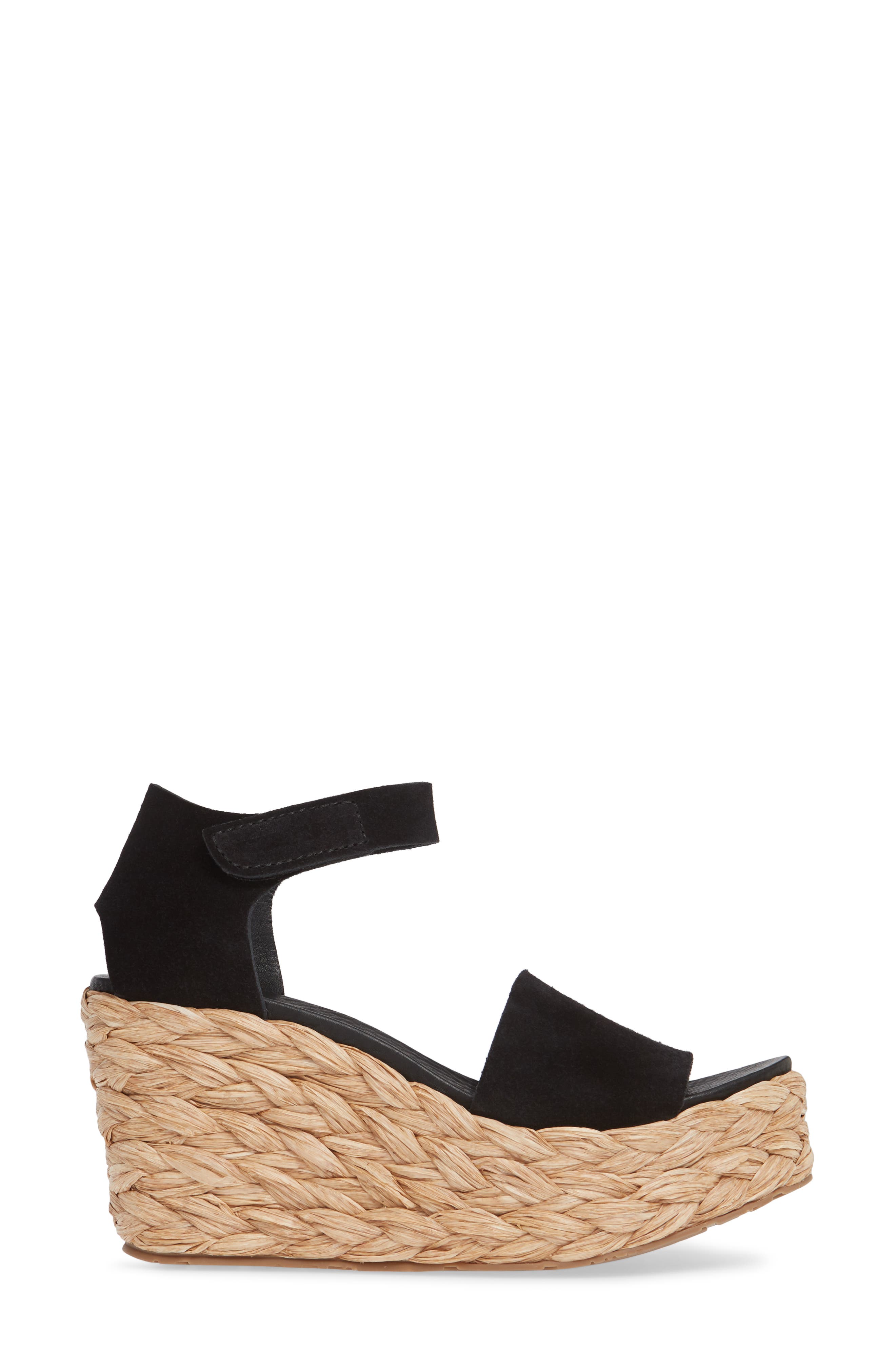 Pedro Garcia Dory Raffia Wedge Sandal, Alternate, color, 