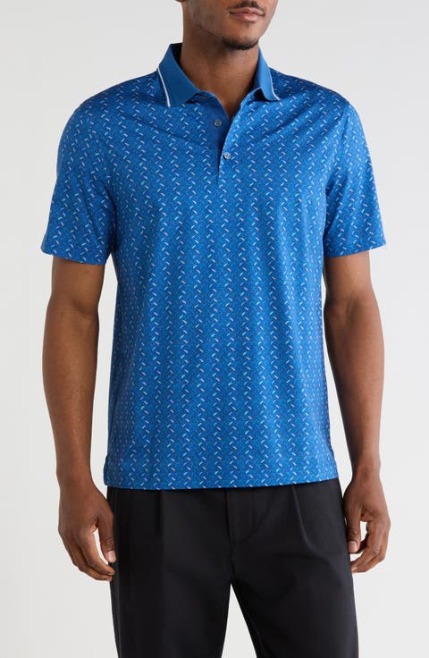 Short Sleeve Knit Polo