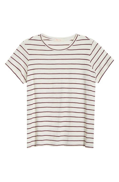 Marine Layer Stripe Crewneck Shirt In Multi