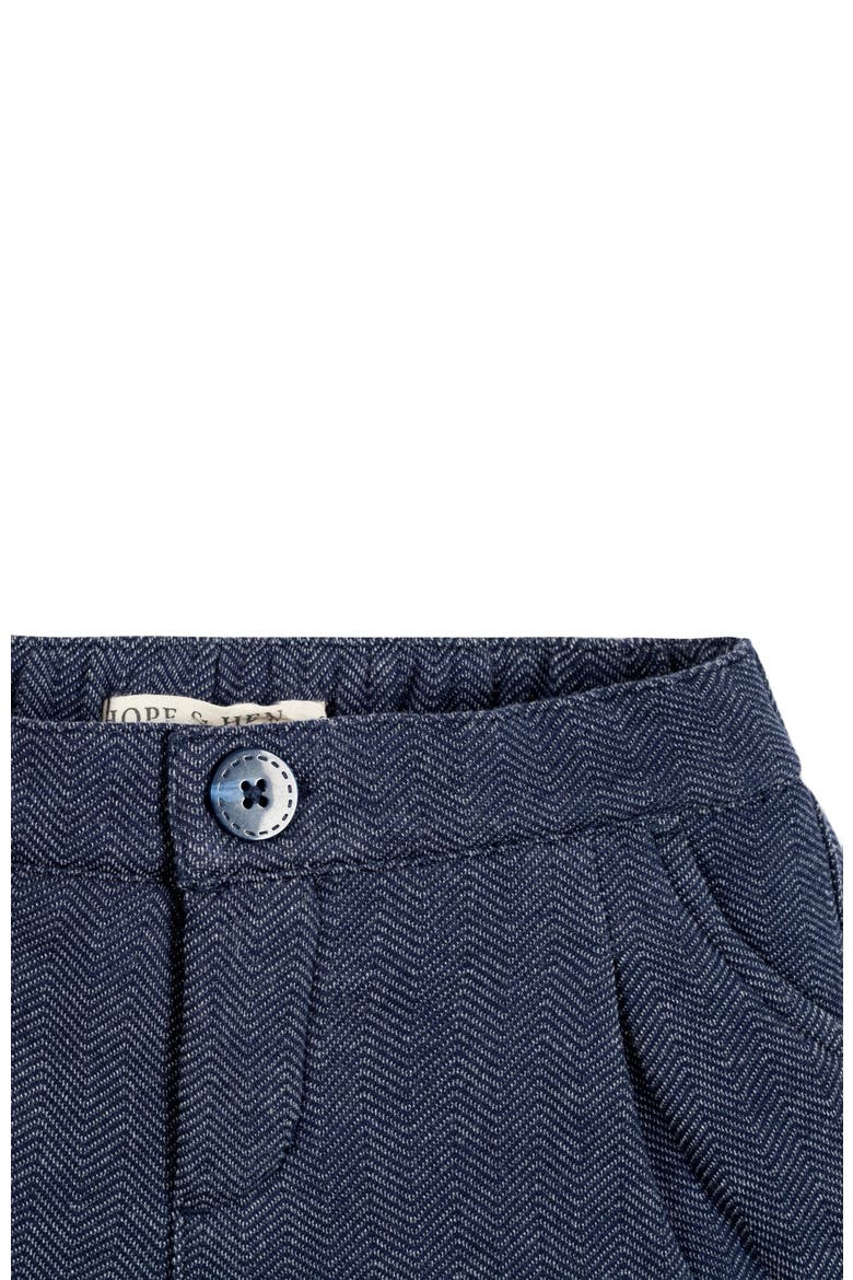 Girls' Fleece Dress Short, Toddler, Alternate, color, Navy Herringbone Fleece