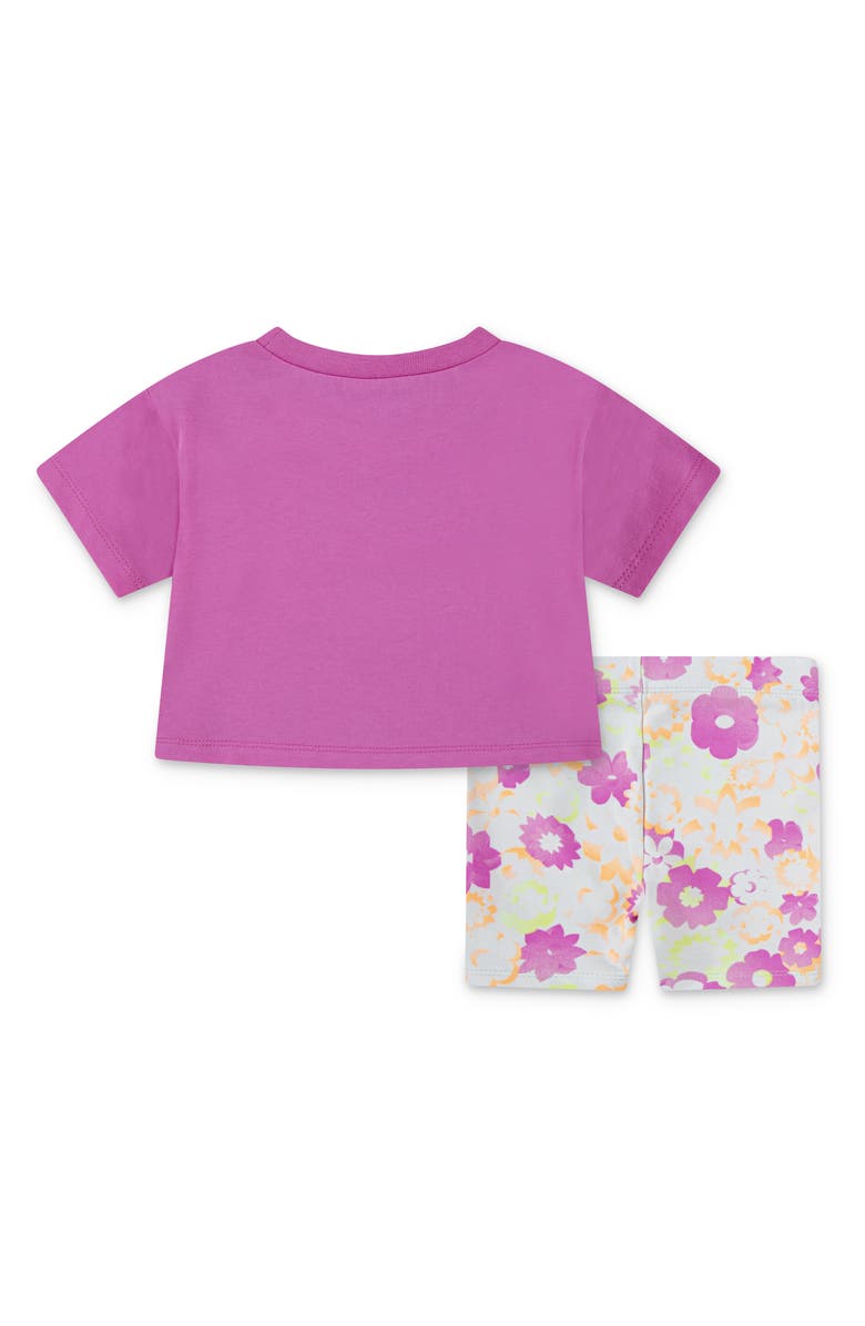 Nike Graphic T-Shirt & Bike Shorts Set, Alternate, color,