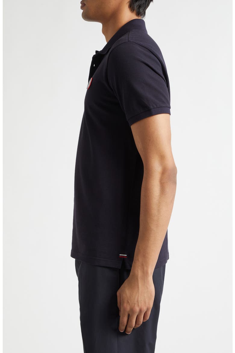 Logo Patch Cotton Polo, Alternate, color, NAVY
