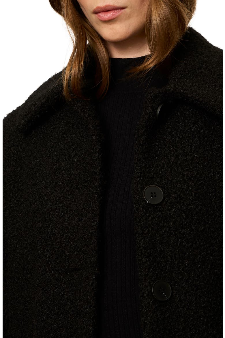 Upside Faux Fur Jacket, Alternate, color, BLACK