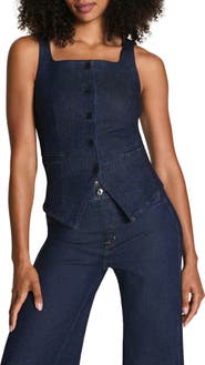 SPANX® Cotton Blend Denim Top