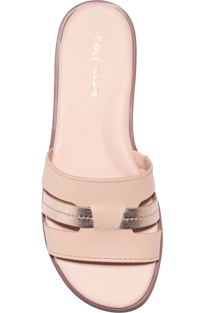 Cole Haan Flynn Fisherman Slide Sandal, Alternate, color, Ch Porcelain/ Rose Gold Talca