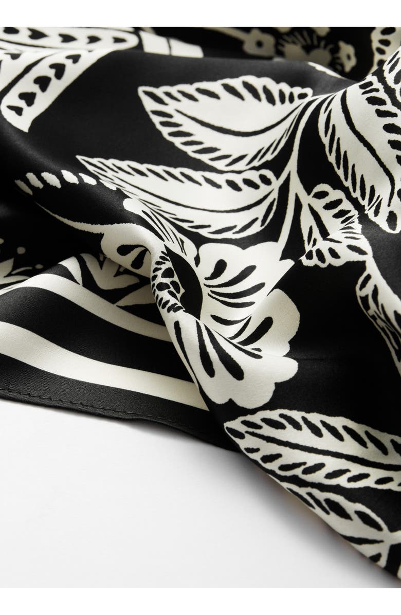 & Other Stories Bird & Floral Print Scarf, Alternate, color,