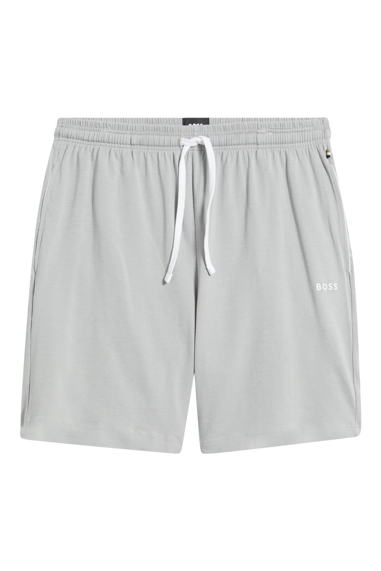 Mix Match Stretch Cotton Pajama Shorts, Alternate, color, LIGHT/ PASTEL GREY