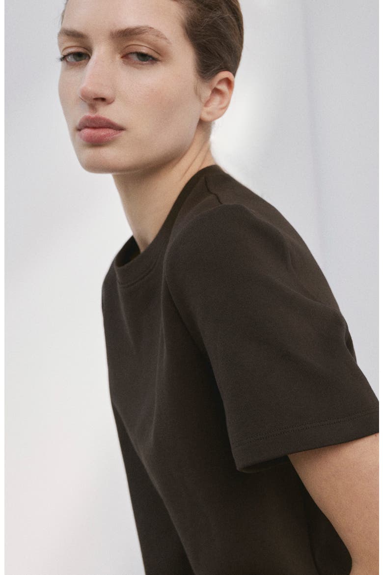 Short Sleeve T-Shirt, Alternate, color, CHOCOLATE
