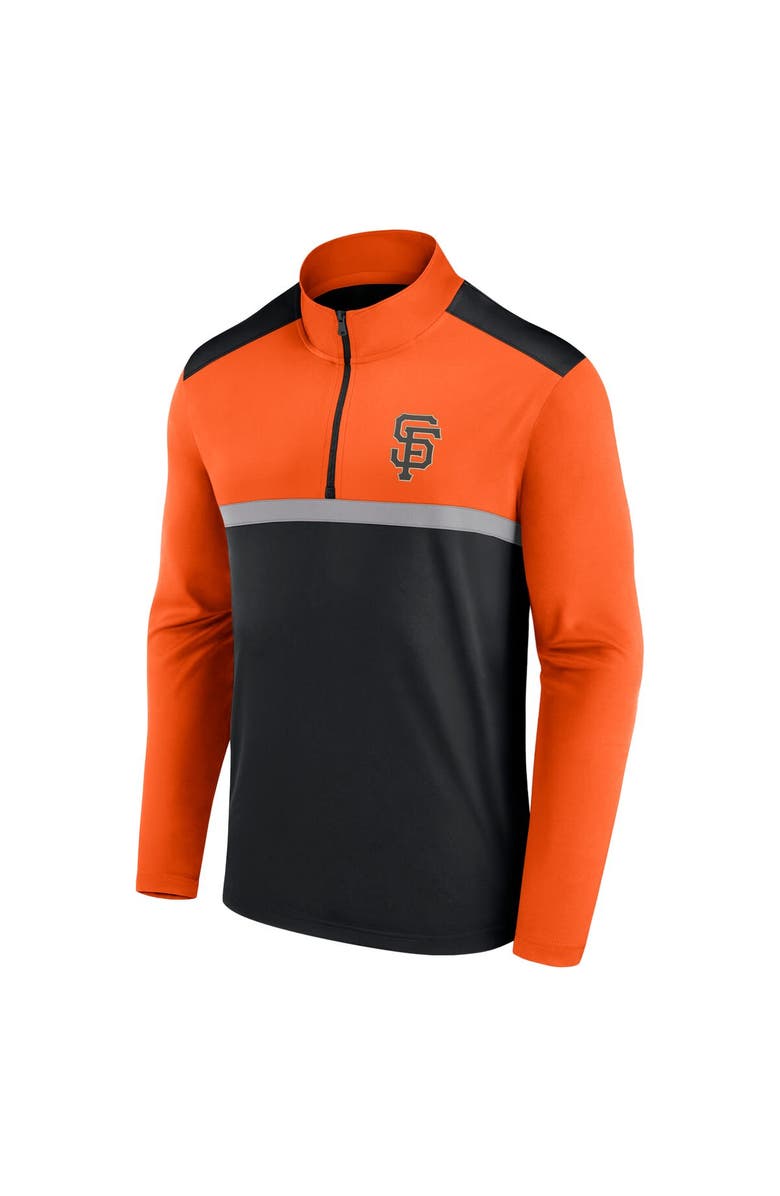 FANATICS Men's Fanatics Black San Francisco Giants Unstoppable Quarter-Zip Top, Alternate, color, Black