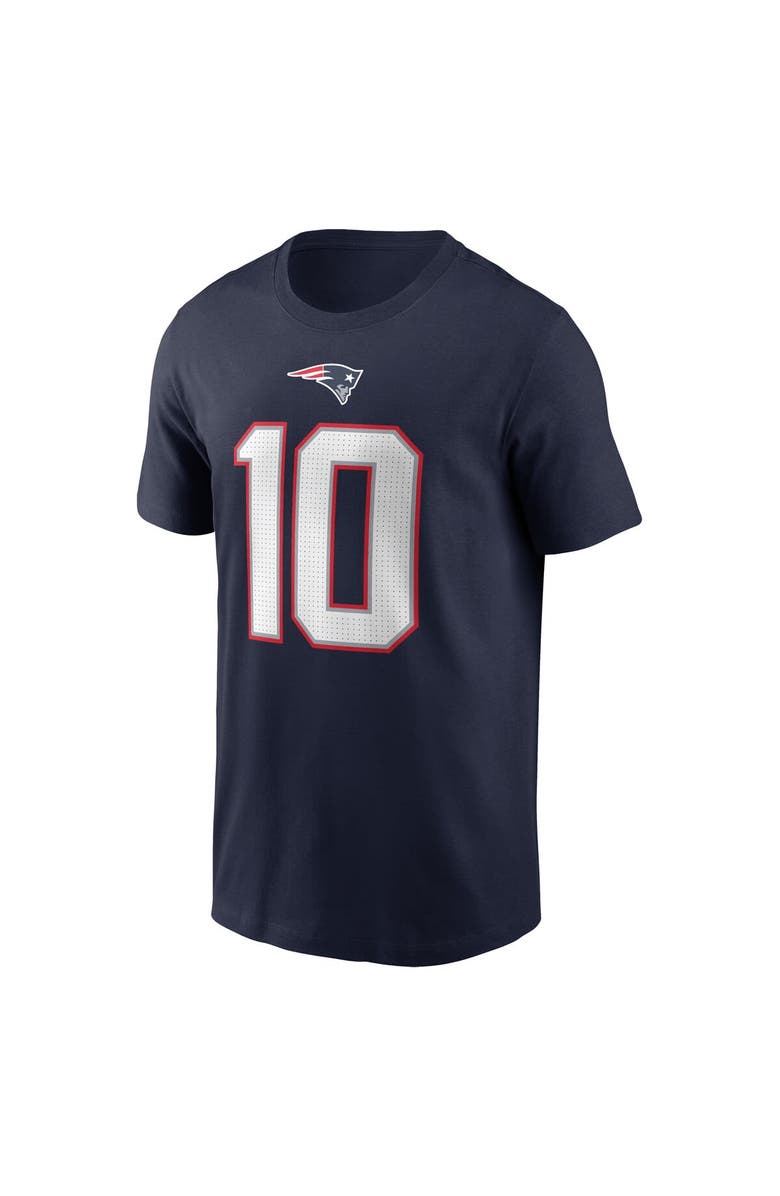 Nike Youth Nike Drake Maye Navy New England Patriots 2024 NFL Draft First Round Pick Fuse Name & Number T-Shirt, Alternate, color,