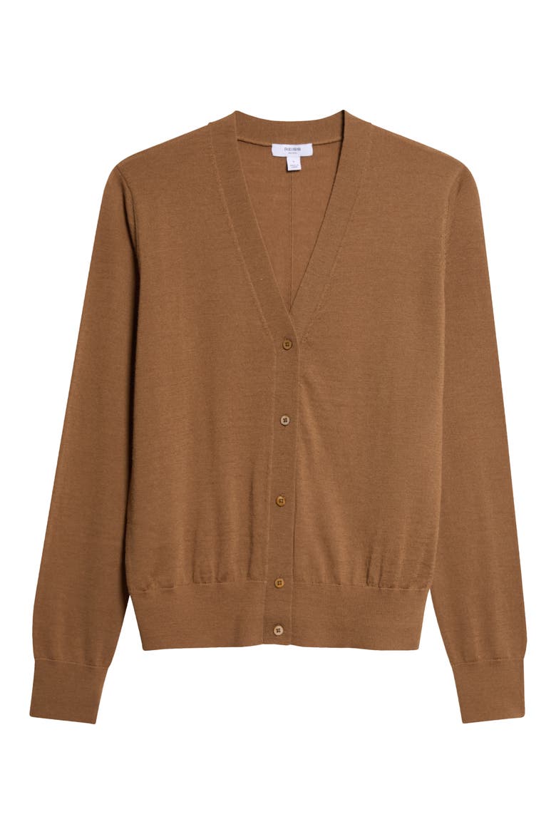 Simi Wool Cardigan, Alternate, color, CAMEL