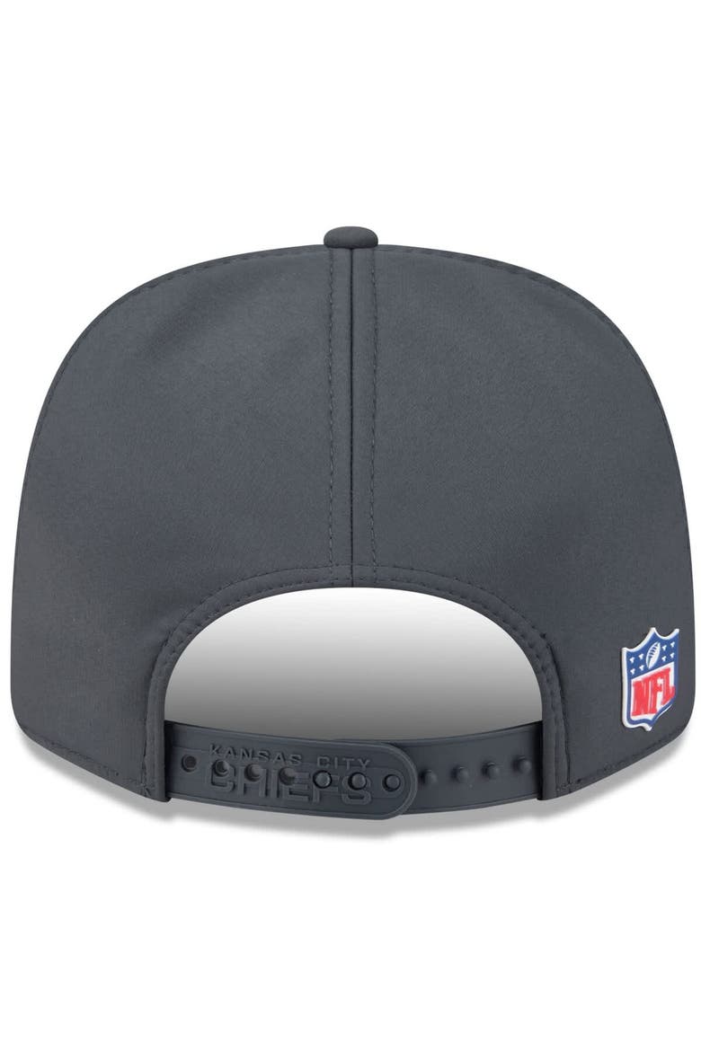 Men's New Era Charcoal Kansas City Chiefs 2025 Sideline Cold Weather 9SEVENTY Adjustable Hat, Alternate, color, Charcoal