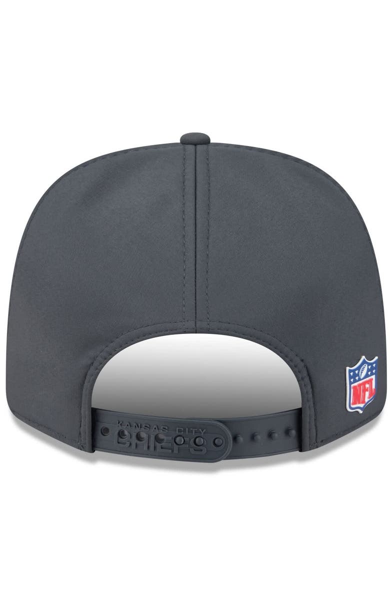 New Era Men's New Era Charcoal Kansas City Chiefs 2025 Sideline Cold Weather 9SEVENTY Adjustable Hat, Alternate, color, Charcoal