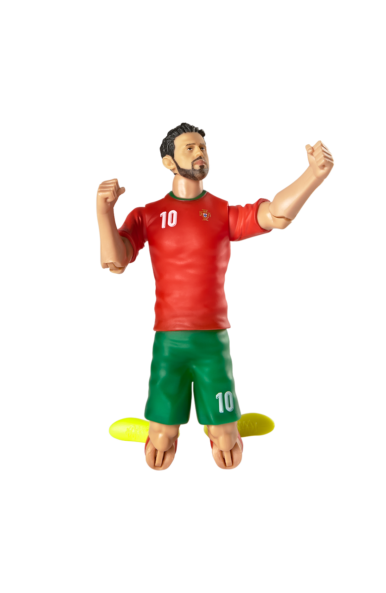 Banbo Toys SOCKERS Portugal National Bernardo Silva 8" Collectible Soccer Action Figure, Alternate, color, NO COLOR