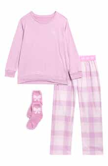 Kids' 3-Piece Pajamas & Socks Set