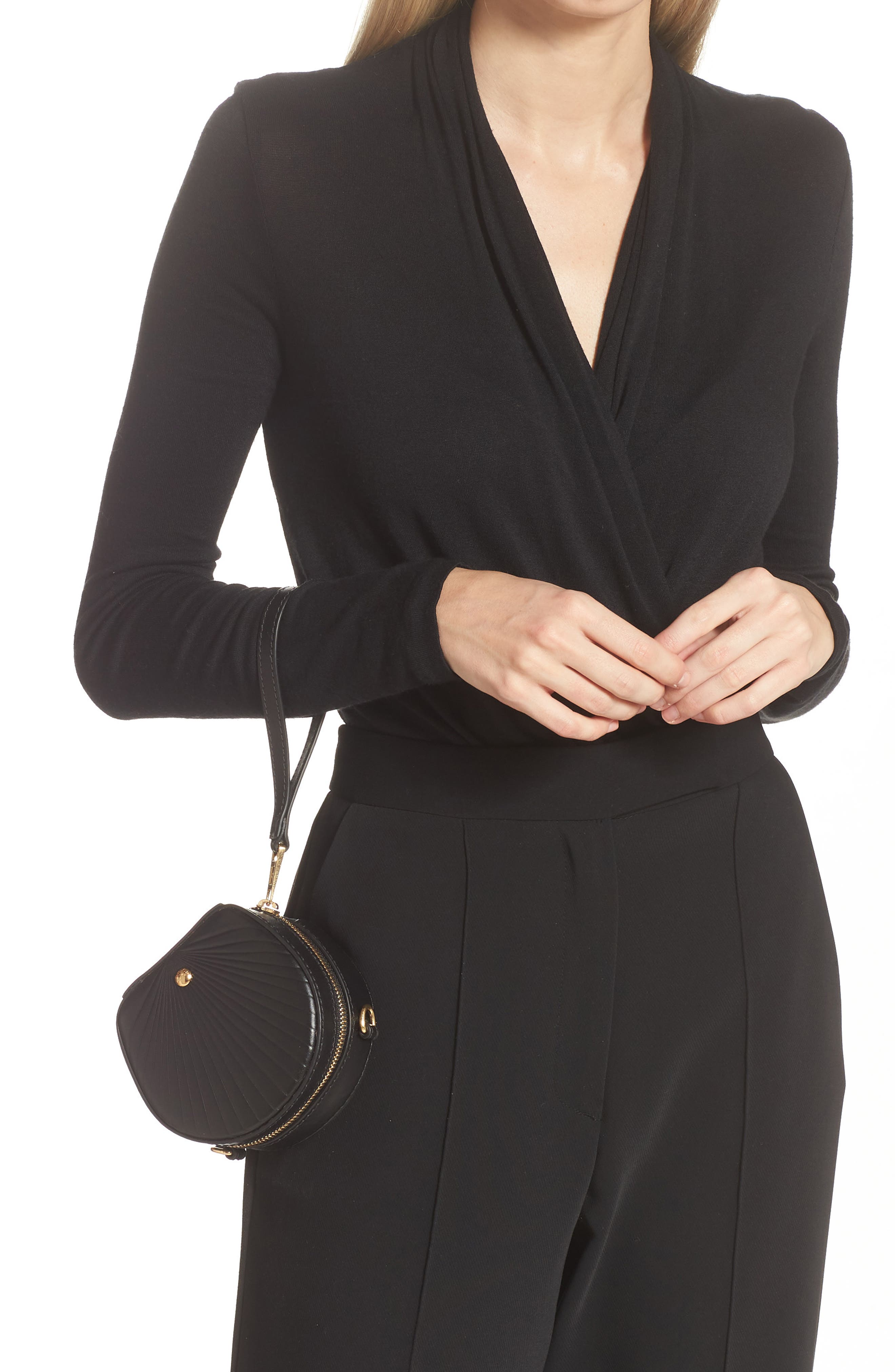 See by Chloé Shell Leather Crossbody Bag, Alternate, color, 