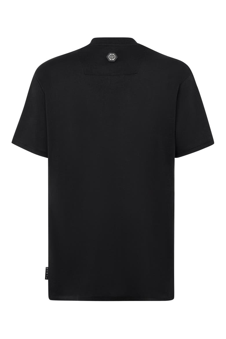 T-Shirt Round Neck Gothic Plein Unisex, Alternate, color, black