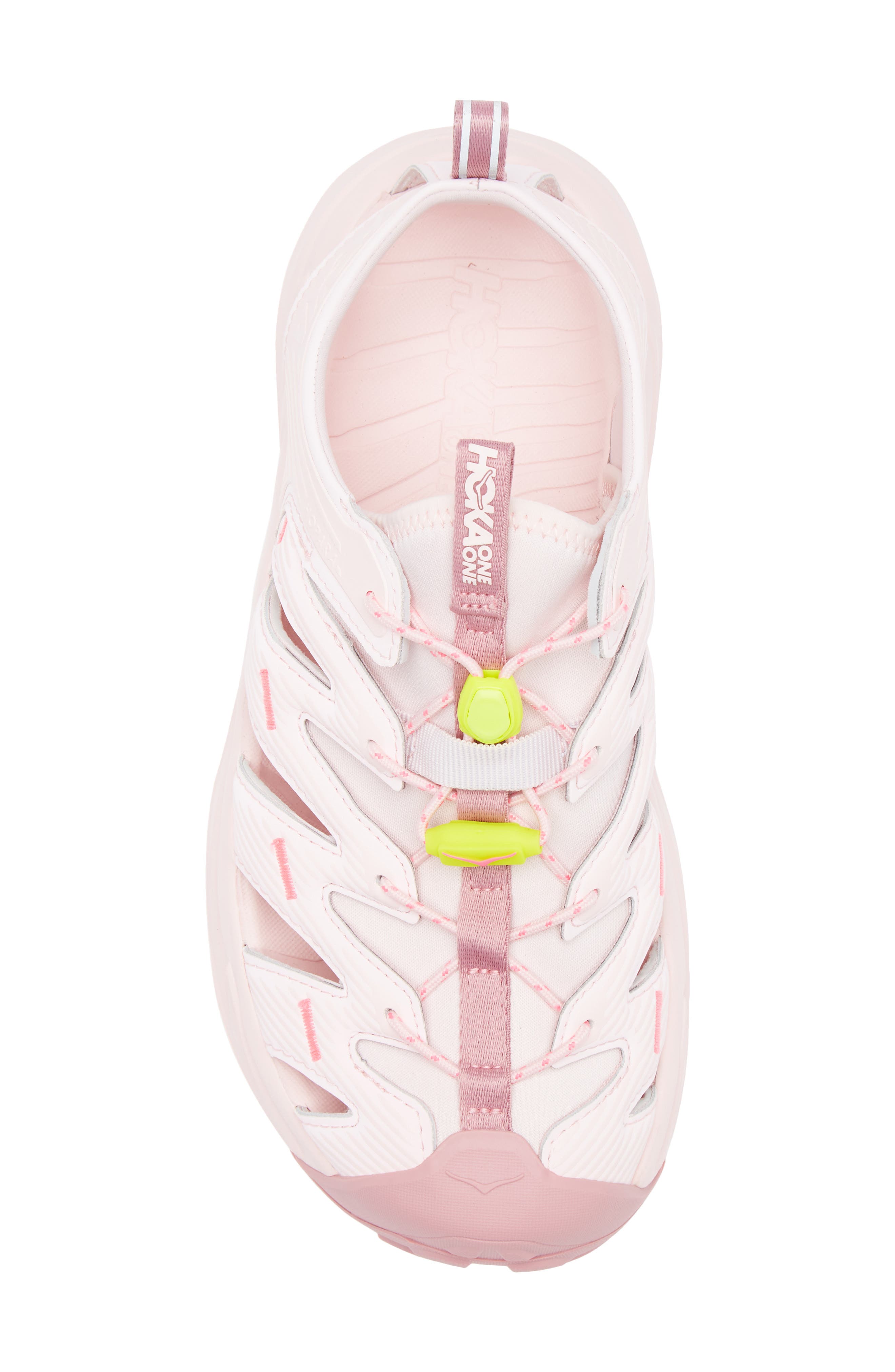 HOKA Hopara Hiking Sandal, Alternate, color, Rose Tea / Neon Rose