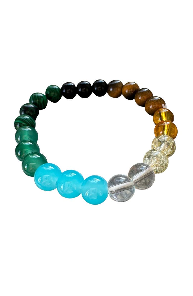 Erin McDermott Jewelry Color Crush Stone Bracelet, Main, color, Green