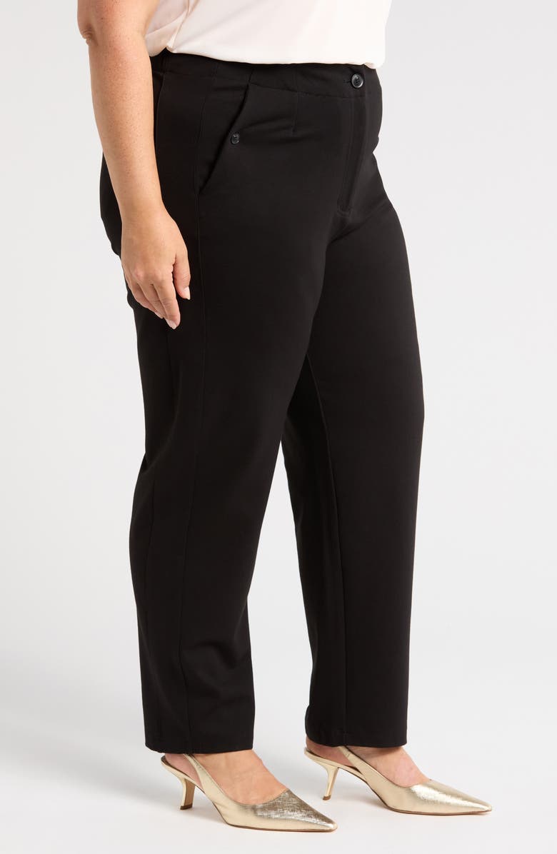 Universal Standard Audrey Ponte Pants, Alternate, color, Black