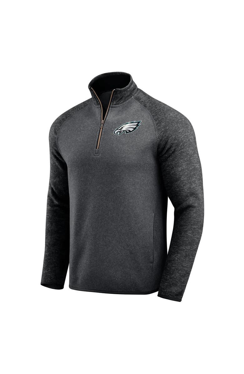 Darius Rucker Collection by Fanatics Men's Darius Rucker Collection by Fanatics Black Philadelphia Eagles Tonal Quarter-Zip Jacket, Alternate, color, Black