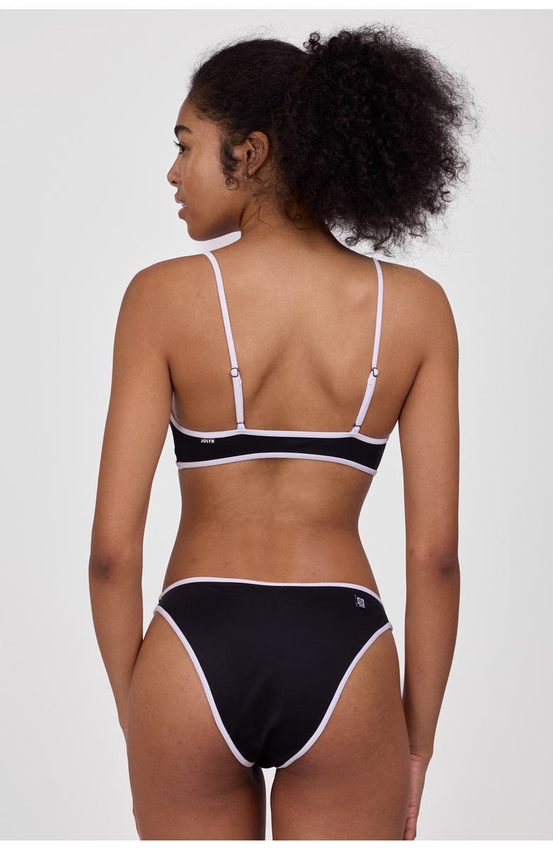 JOLYN Dina Bikini Bottom, Alternate, color, Black & White