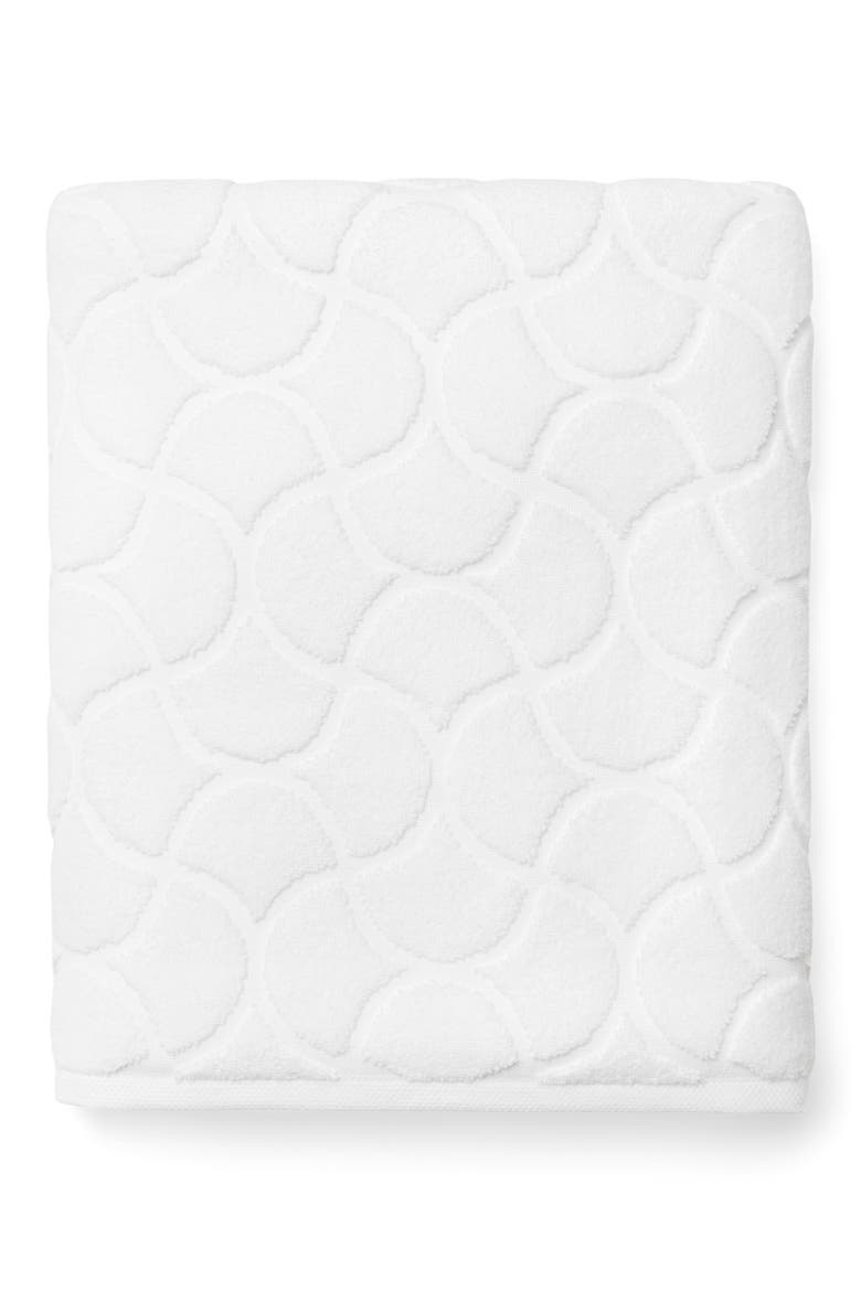 Oasi Cotton Bath Sheet, Main, color, WHITE