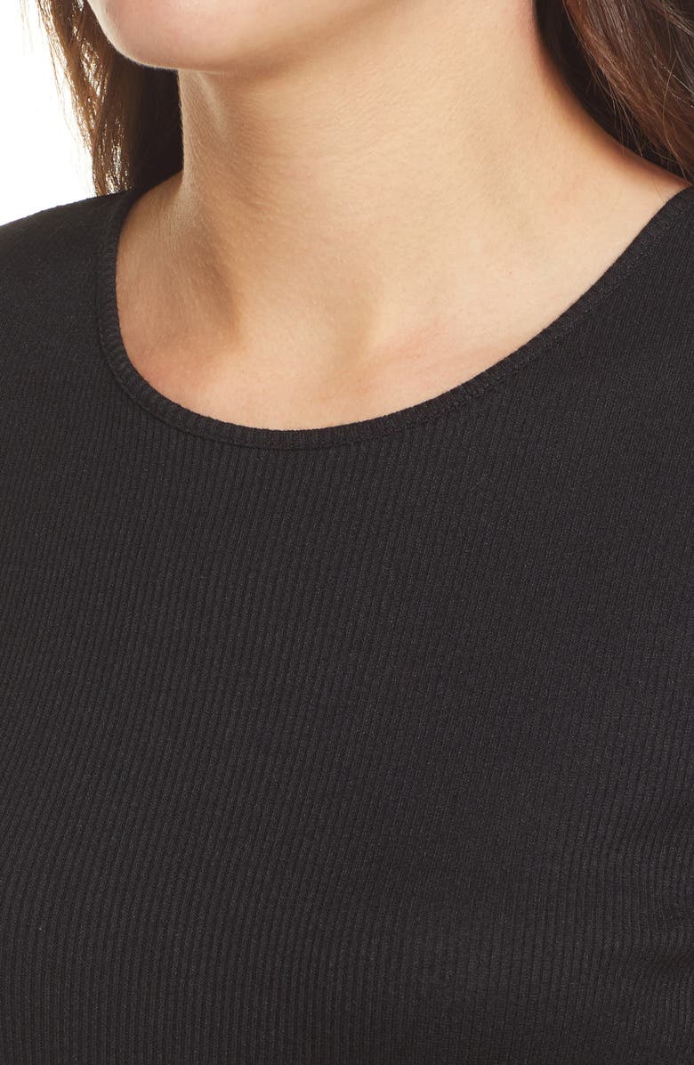 Treasure & Bond Ribbed Midi Dress, Alternate, color, 