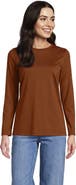 Lands' End Supima Cotton Long Sleeve Crewneck T-shirt