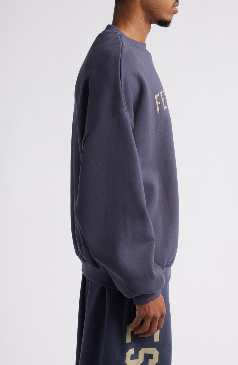 Fear of God Essentials State Logo Cotton Fleece Graphic Sweatshirt, Alternate, color, 