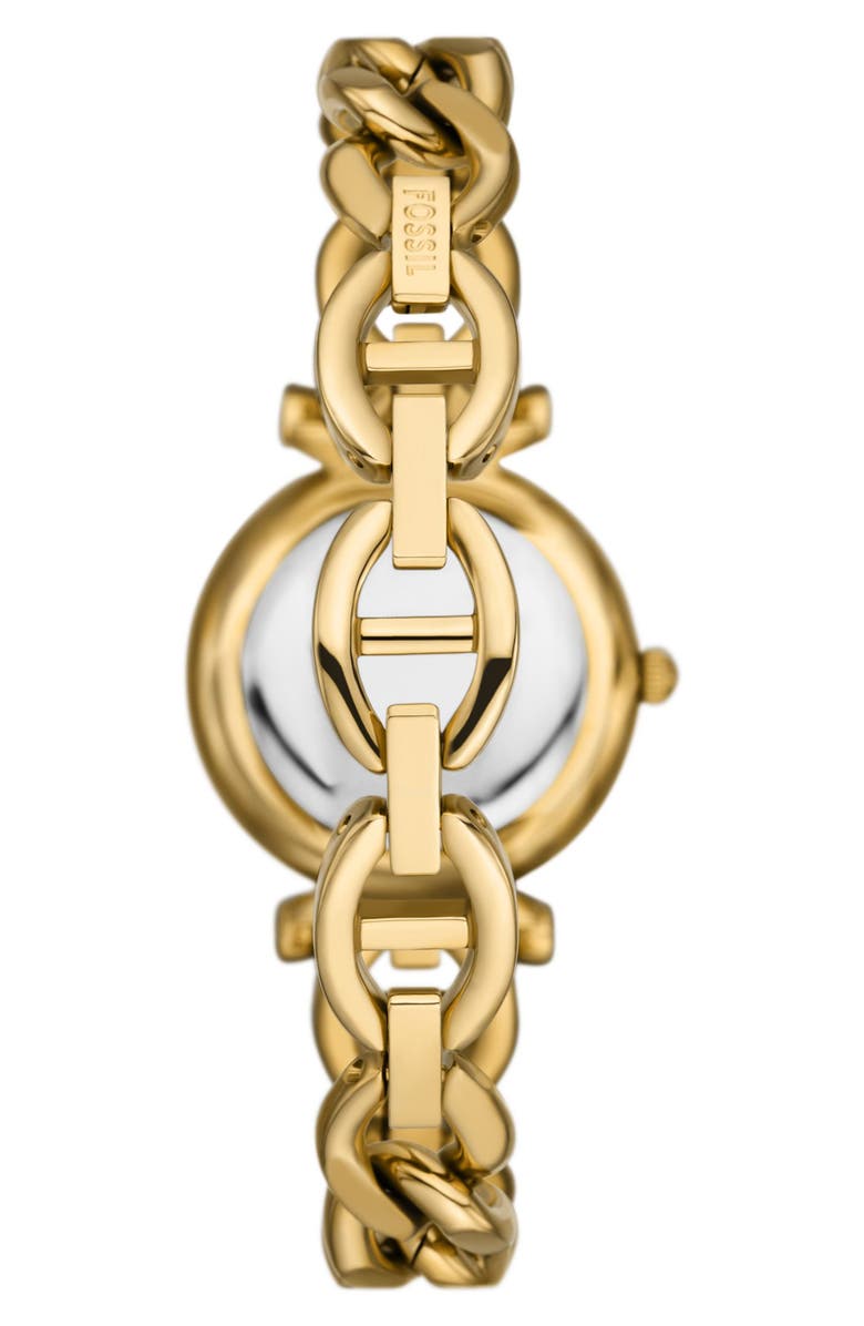 Fossil Carlie Bracelet Watch, 28mm, Alternate, color, Gold