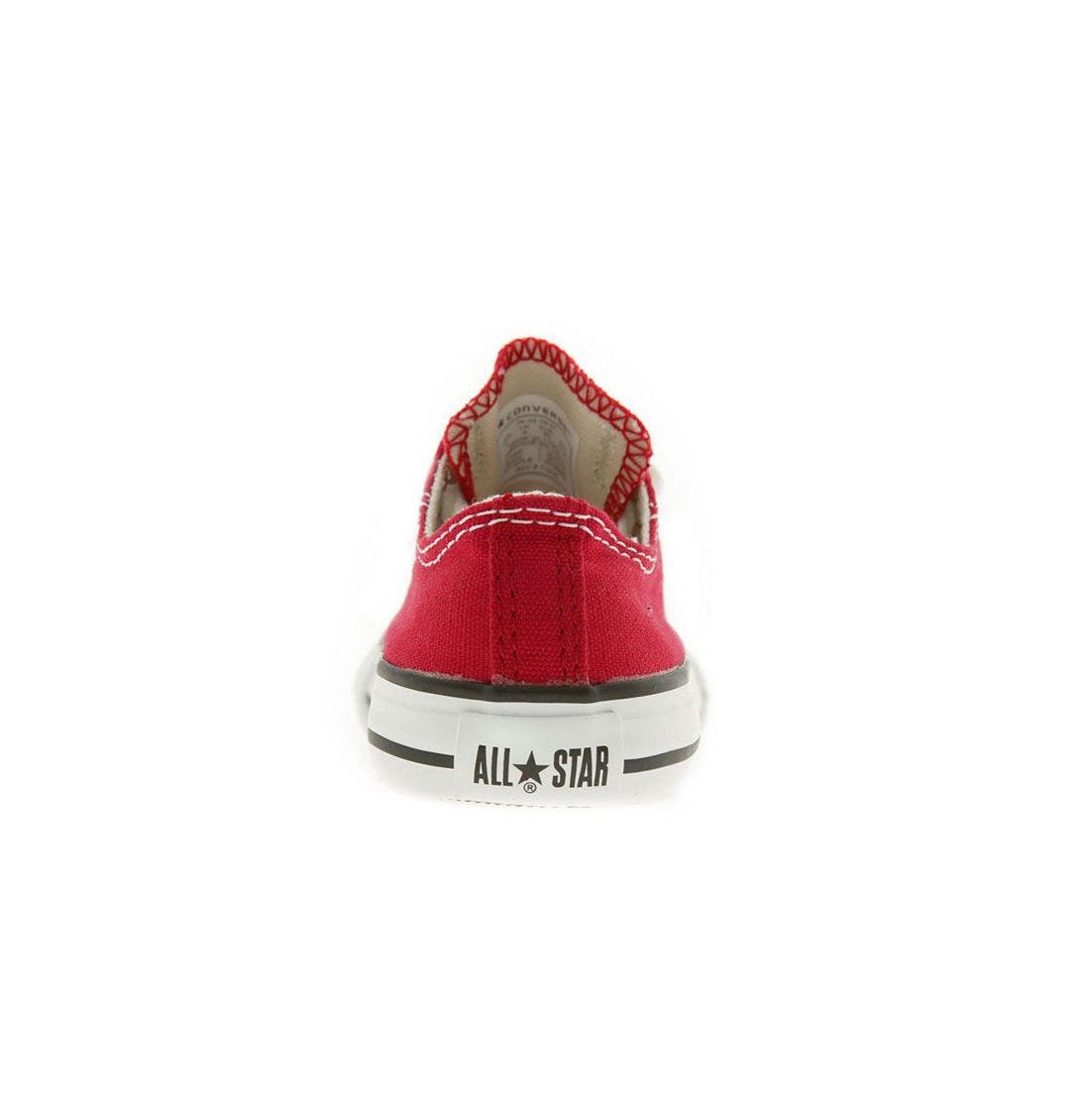 Chuck Taylor® Low Top Sneaker, Alternate, color, RED