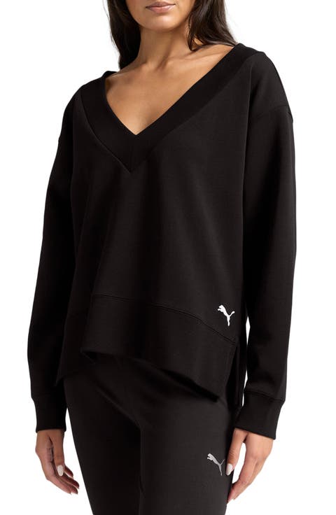 Essential V-Neck Sweatshirt