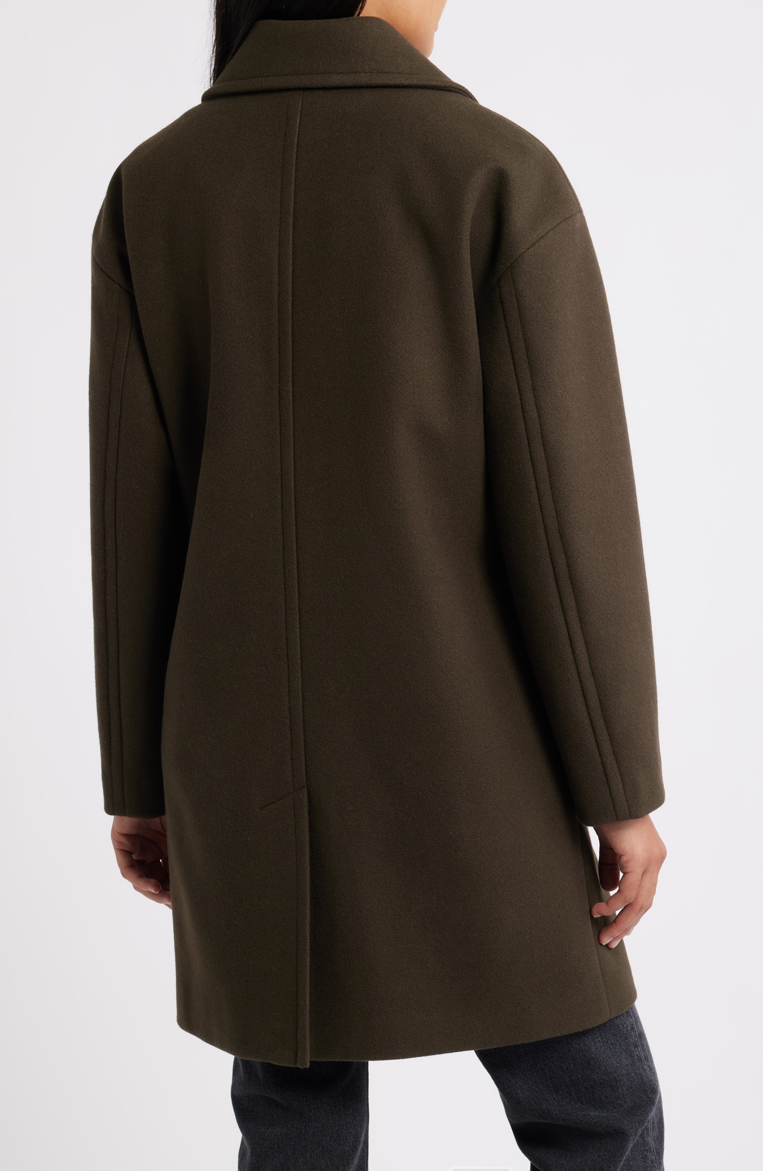 Boxy Double Breasted Coat - image 4