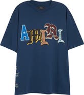 AMIRI Varsity Patch Oversize Cotton T-Shirt